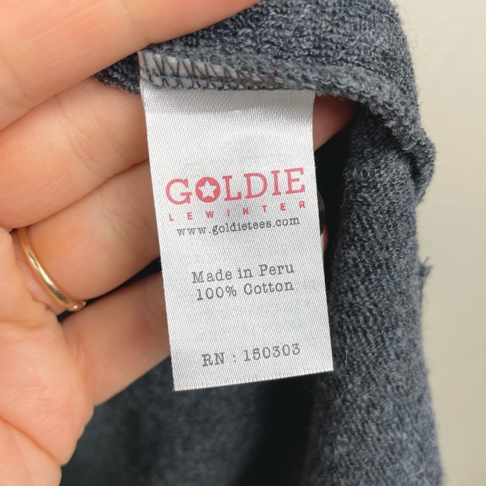 Goldie Lewinter Women's Medium Grey Button Up Oversized Shacket Jacket Shirt - Picture 11 of 16